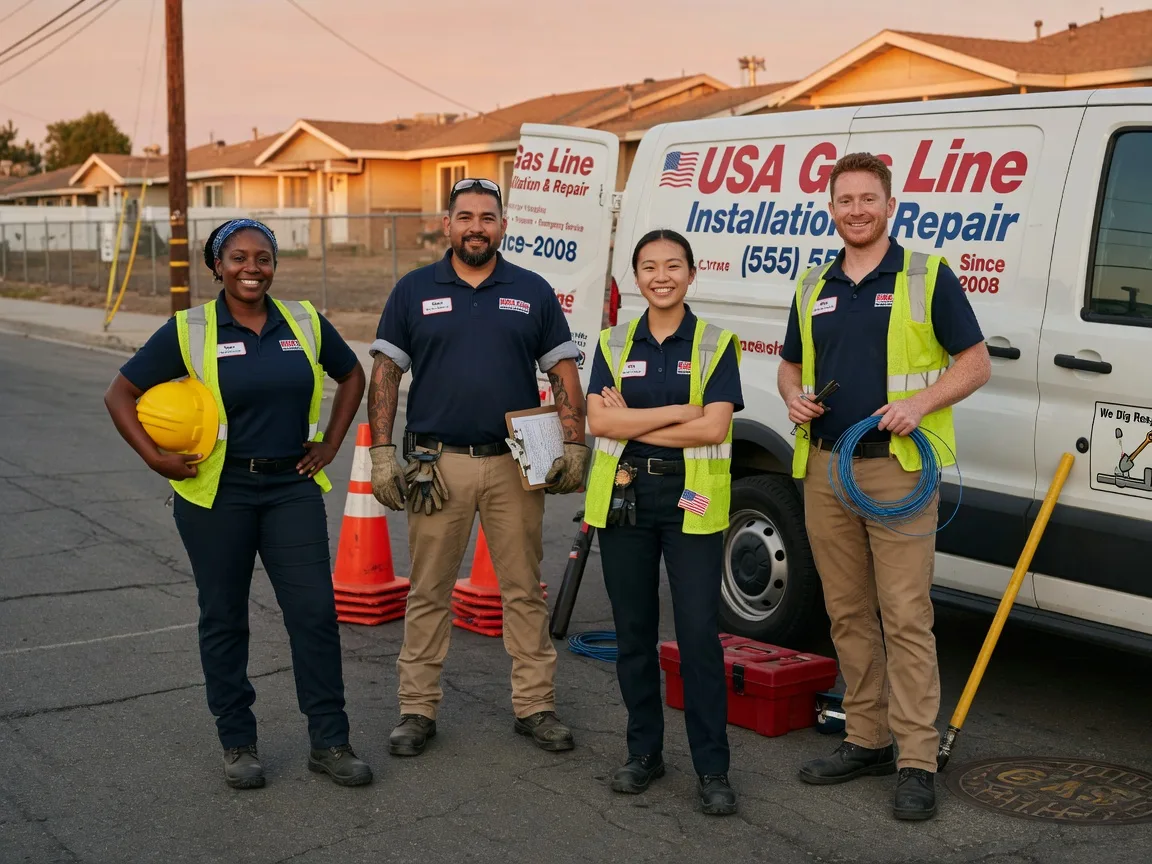 Gas Line Installation company in Driscoll, ND